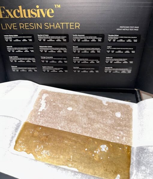 Exclusive Live Resin Shatter